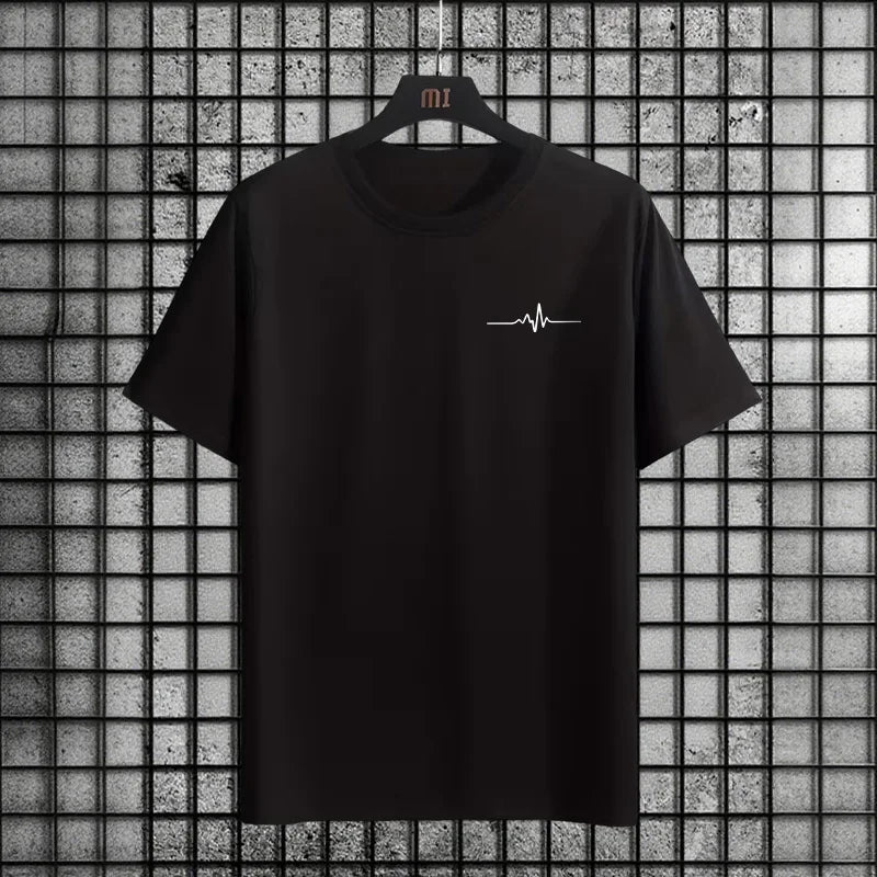 2025 Hot Sale Men's Cotton T-shirt Summer Spring Home Outdoor Casual Comfort Cool Tees Male Urban Fashion Short Sleeve Tops