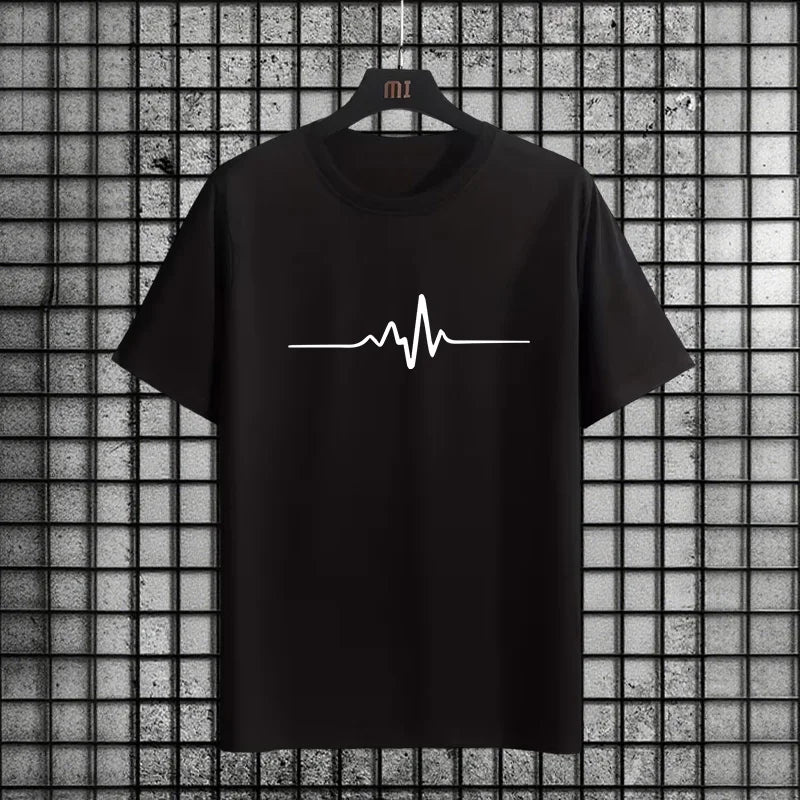 2025 Hot Sale Men's Cotton T-shirt Summer Spring Home Outdoor Casual Comfort Cool Tees Male Urban Fashion Short Sleeve Tops