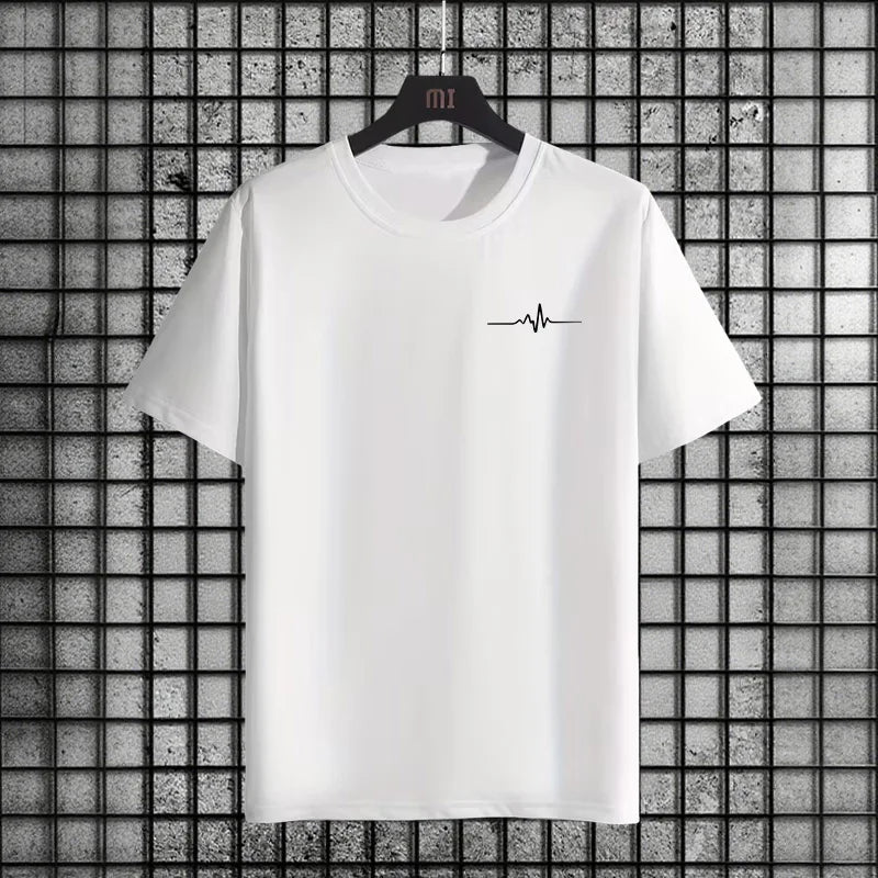 2025 Hot Sale Men's Cotton T-shirt Summer Spring Home Outdoor Casual Comfort Cool Tees Male Urban Fashion Short Sleeve Tops