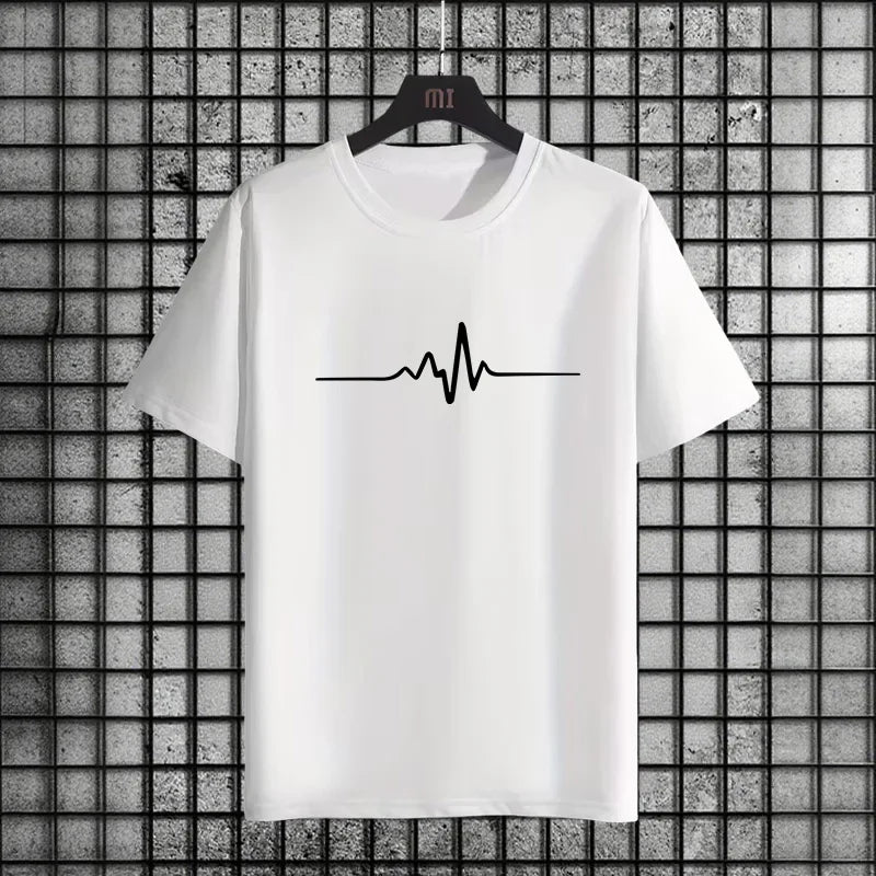 2025 Hot Sale Men's Cotton T-shirt Summer Spring Home Outdoor Casual Comfort Cool Tees Male Urban Fashion Short Sleeve Tops