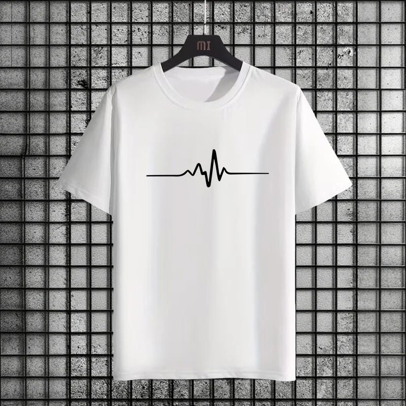 2025 Hot Sale Men's Cotton T-shirt Summer Spring Home Outdoor Casual Comfort Cool Tees Male Urban Fashion Short Sleeve Tops