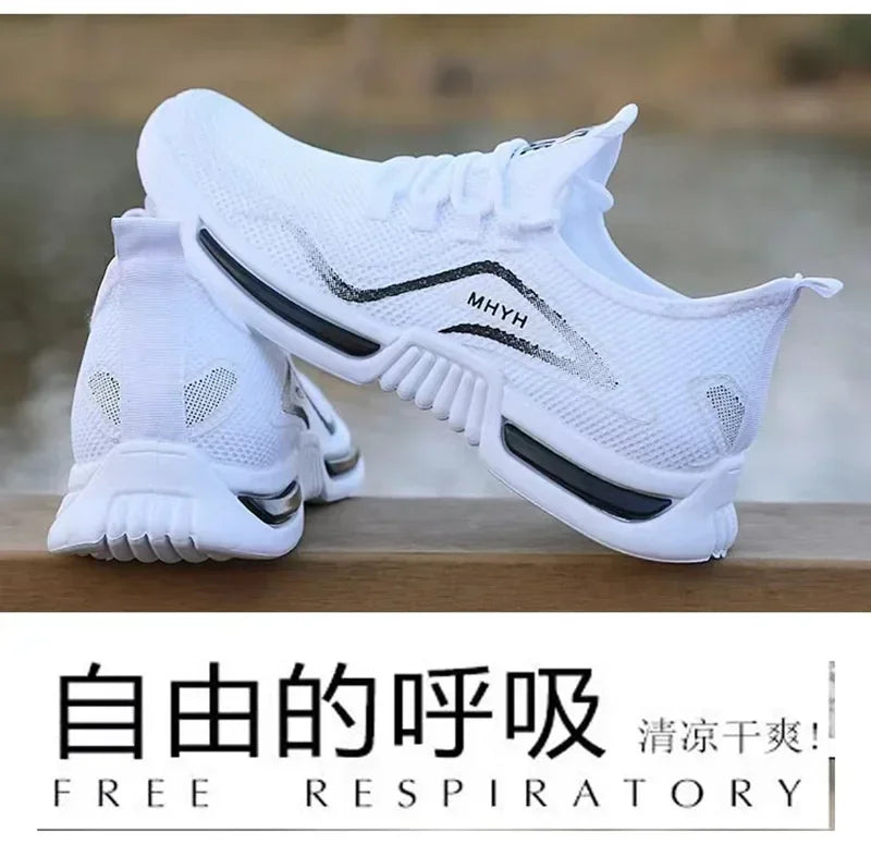 2025 NEW Men's Shoes Slip-On Fashion Sports Shoes Men's Running Shoes Breathable Fitness Training Walking Tennis Shoes Non-Slip
