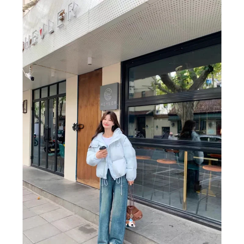 Autumn and Winter New Women's Down Jacket Detachable Double-sleeved Hooded Jacket 2024 New Wave Loose Leisure Women's Parka Coat